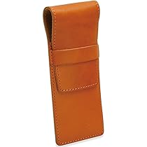 Amazon.co.jp: ペンケース 3本差し 栃木レザー 本革 筆箱 万年筆
